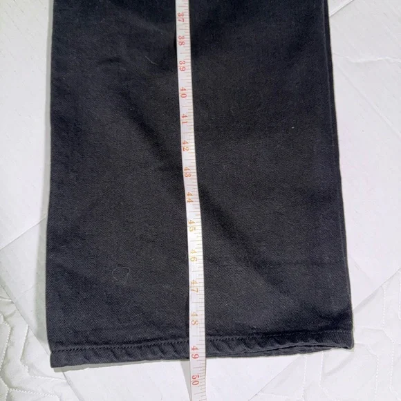 Lemaire Women's High Waisted Black Jeans Size 38 - 100% Cotton - Picture 7 of 7